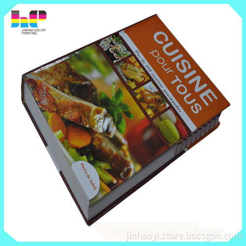 2016 high quality full color ing recipe printing made in china